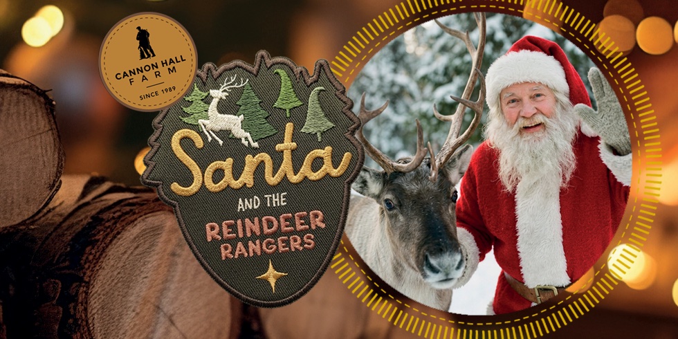 Santa and the Reindeer Rangers at Cannon Hall Farm