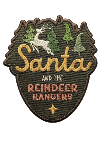 Santa and the Reindeer Rangers badge
