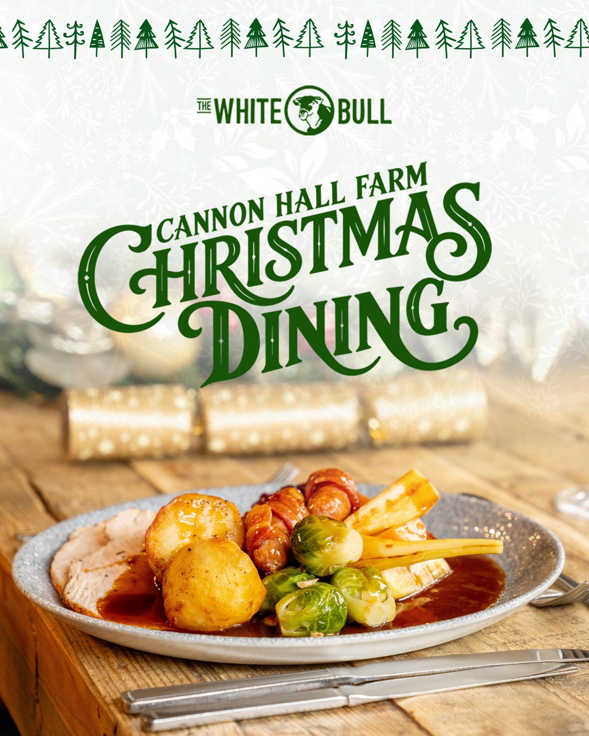The White Bull at Cannon Hall Farm: Christmas Dining