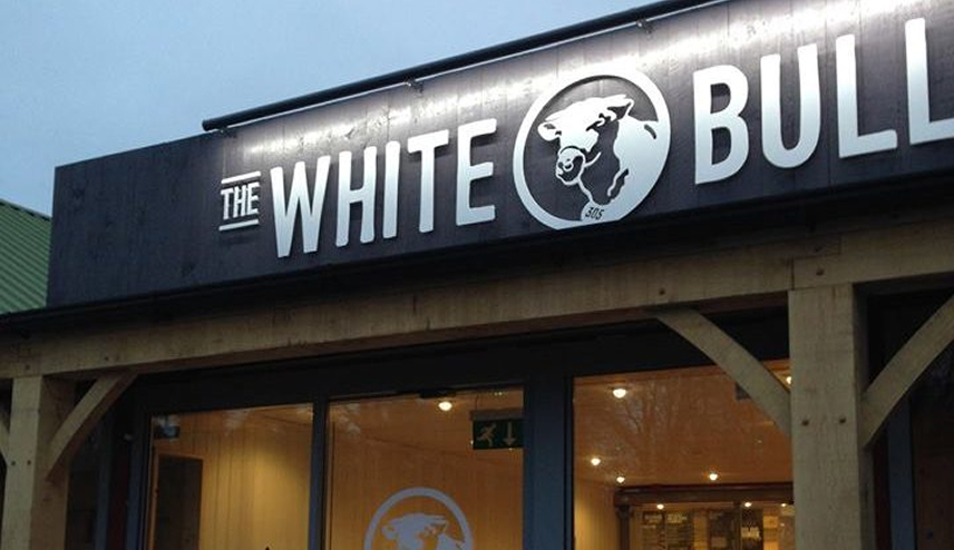 The White Bull entrance